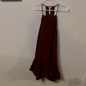 Free People Intimately Dress burgandy
